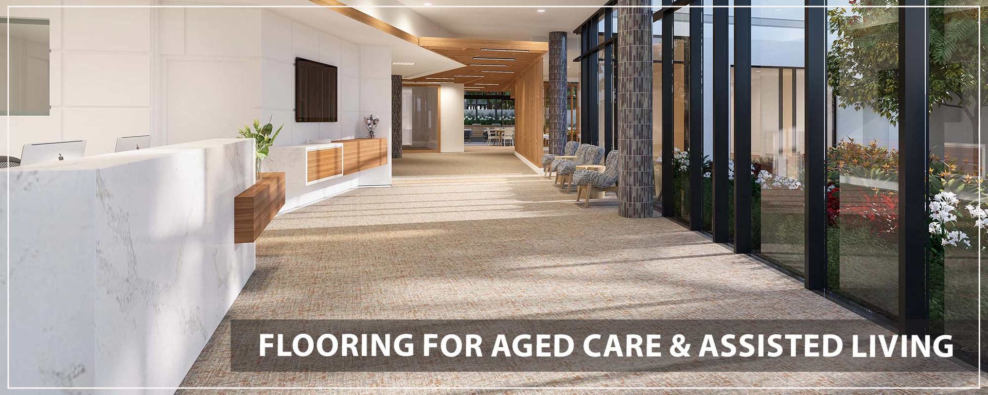 Flooring for aged care and assisted living homes